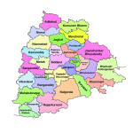 Geographical Location of Telangana - Telangana PCS Exam Notes